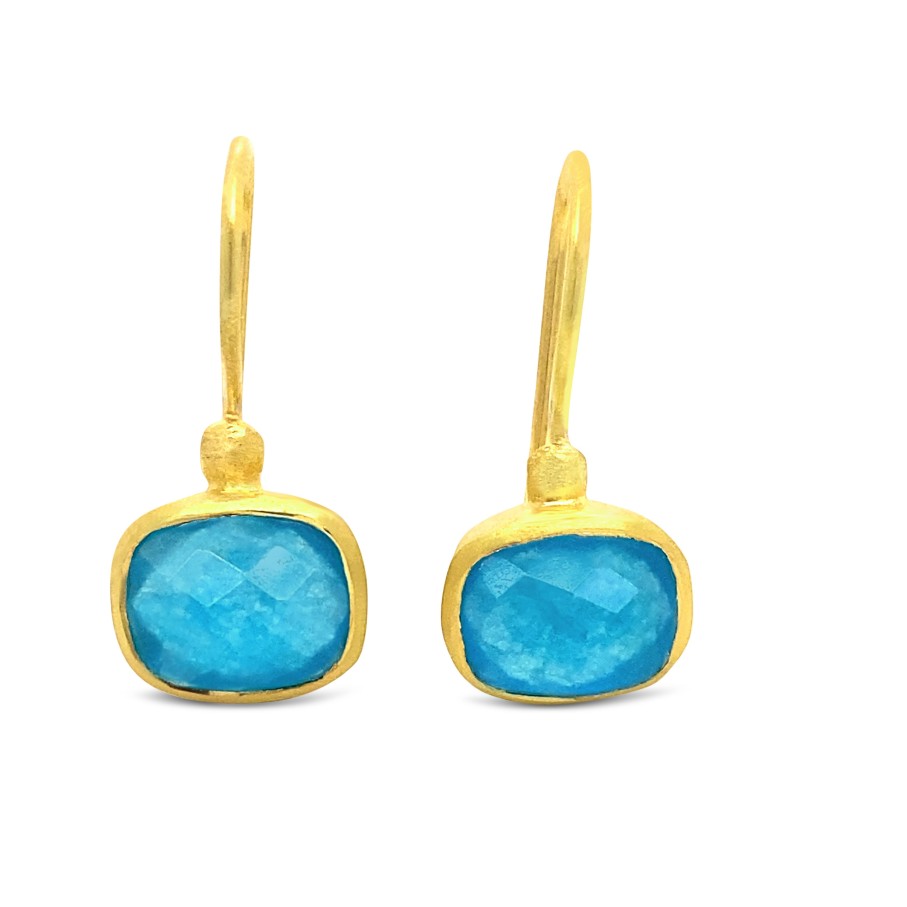 Gem Bazaar Paradise Earrings In Teal | Ear Rings