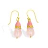 Gem Bazaar Top Hat Earrings In Rose | Ear Rings