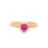 Gem Bazaar Balls Of Fire Stacking Ring In Purple Druzy | Rings