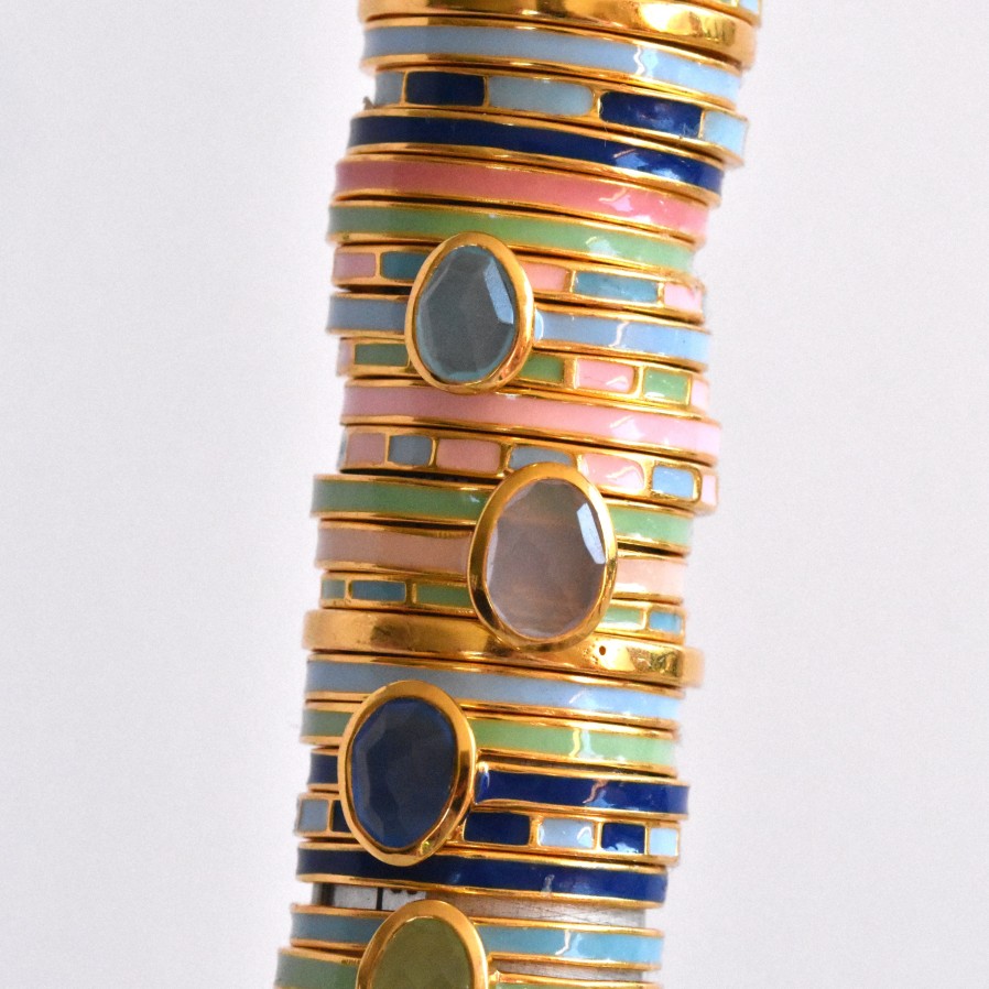 Gem Bazaar Gold Stacking Ring | Rings