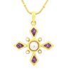 Gem Bazaar Amethyst - February'S Birthstone Mythology Pendant | Neck Wear