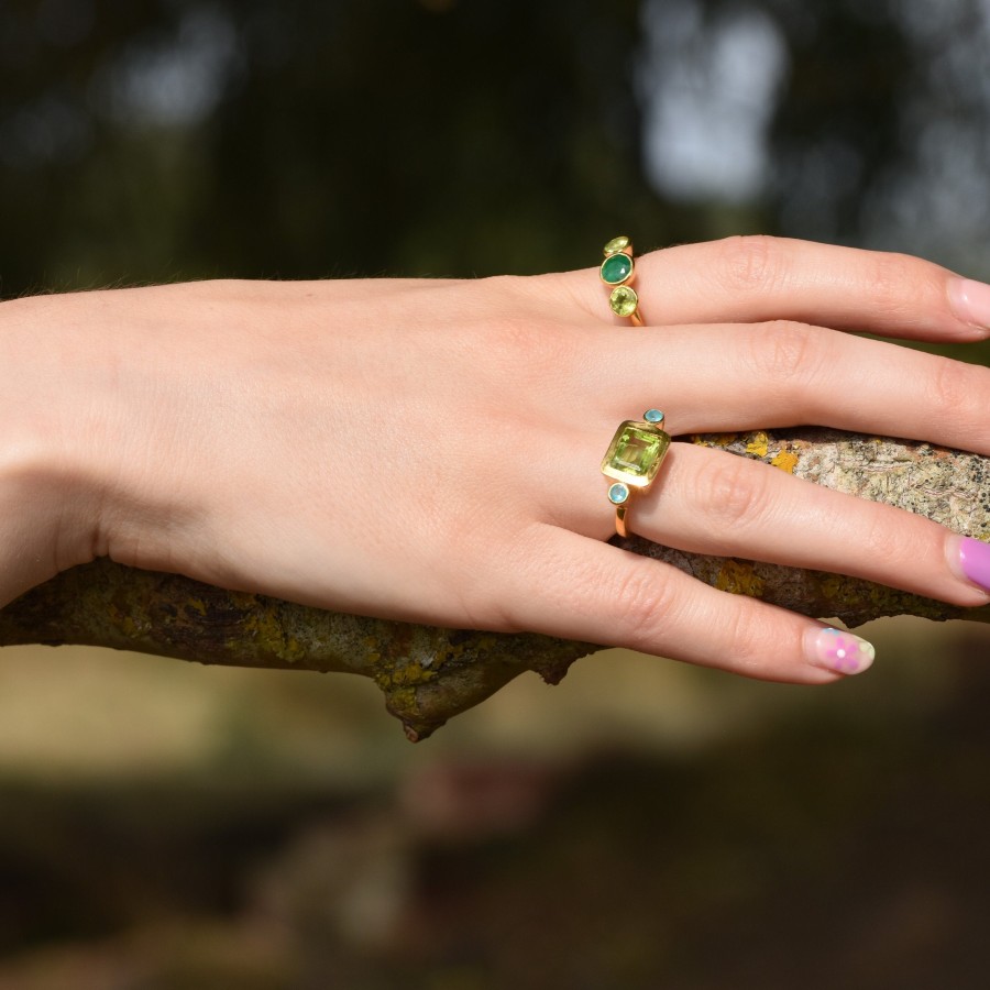 Gem Bazaar Irish Green Ring | Rings