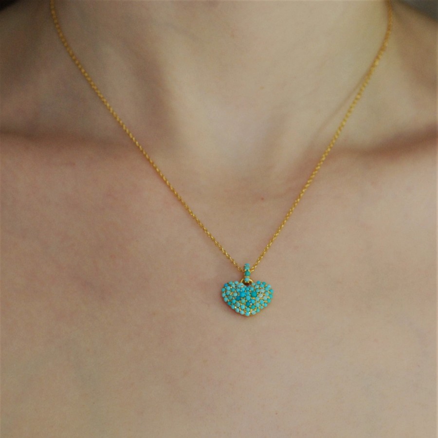 Gem Bazaar Heart Of Gold | Neck Wear