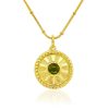 Gem Bazaar Peridot - August'S Birthstone Mythology Pendant | Neck Wear