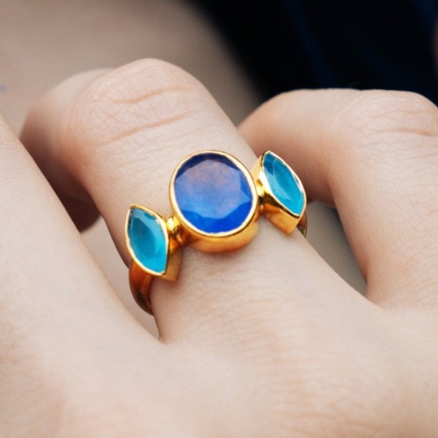 Gem Bazaar Blue Eyes | Rings