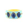 Gem Bazaar Trinity Ring In Blue | Rings