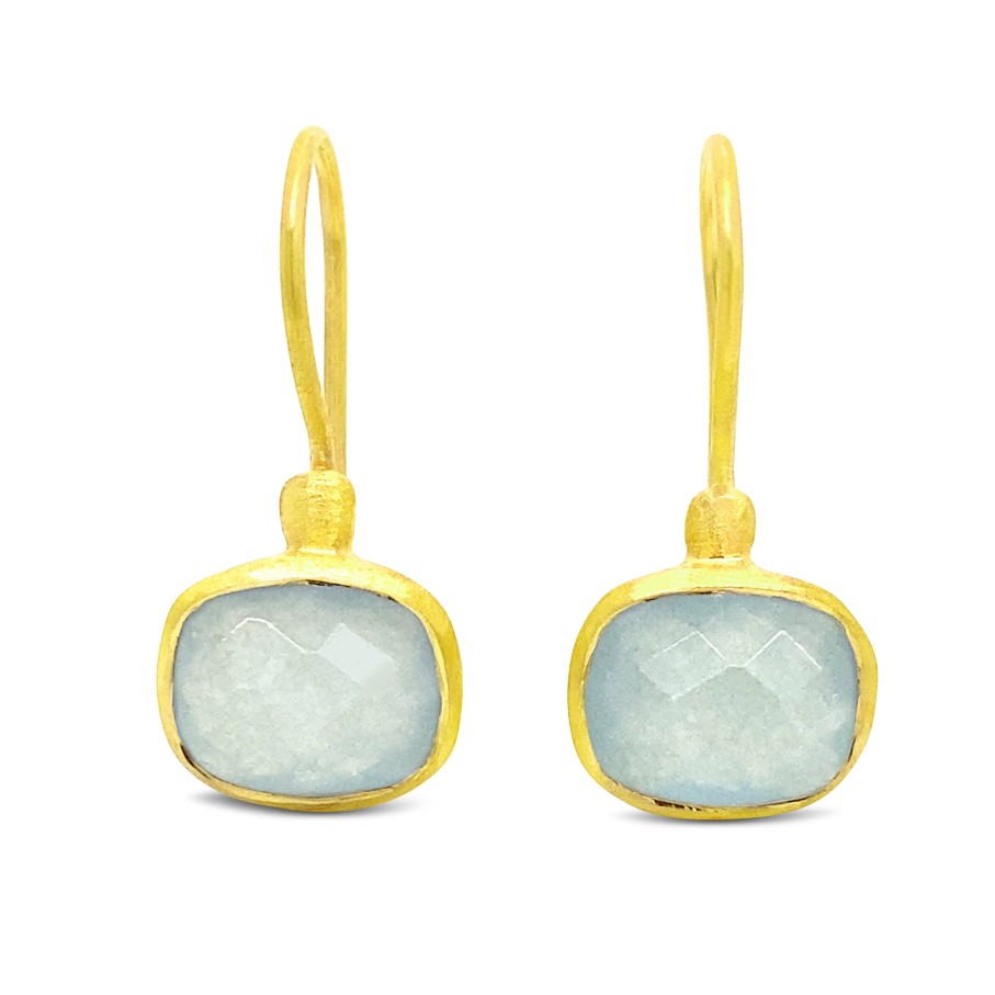 Gem Bazaar Paradise Earrings In Aqua | Ear Rings