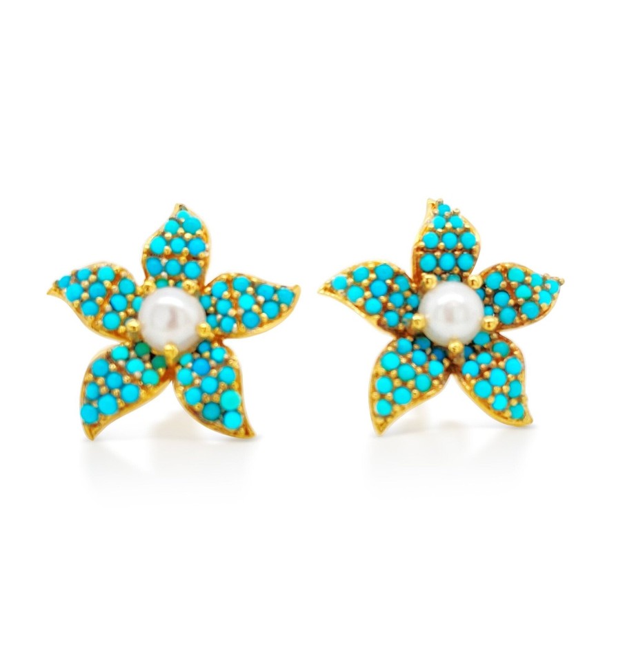 Gem Bazaar Flower Power | Ear Rings