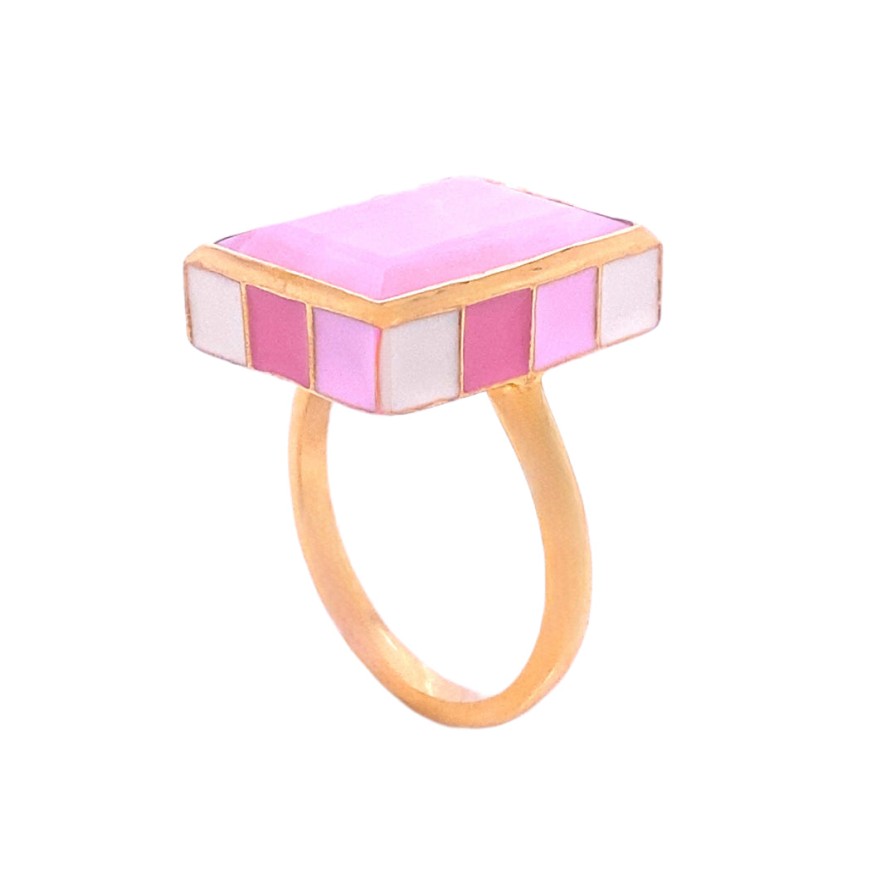 Gem Bazaar Candyfloss Ring | Rings