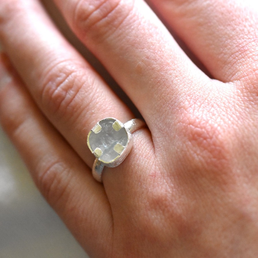 Gem Bazaar Serenity Ring In Moonstone | Rings