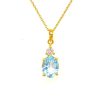 Gem Bazaar Maid In Heaven Pendant And Chain | Neck Wear