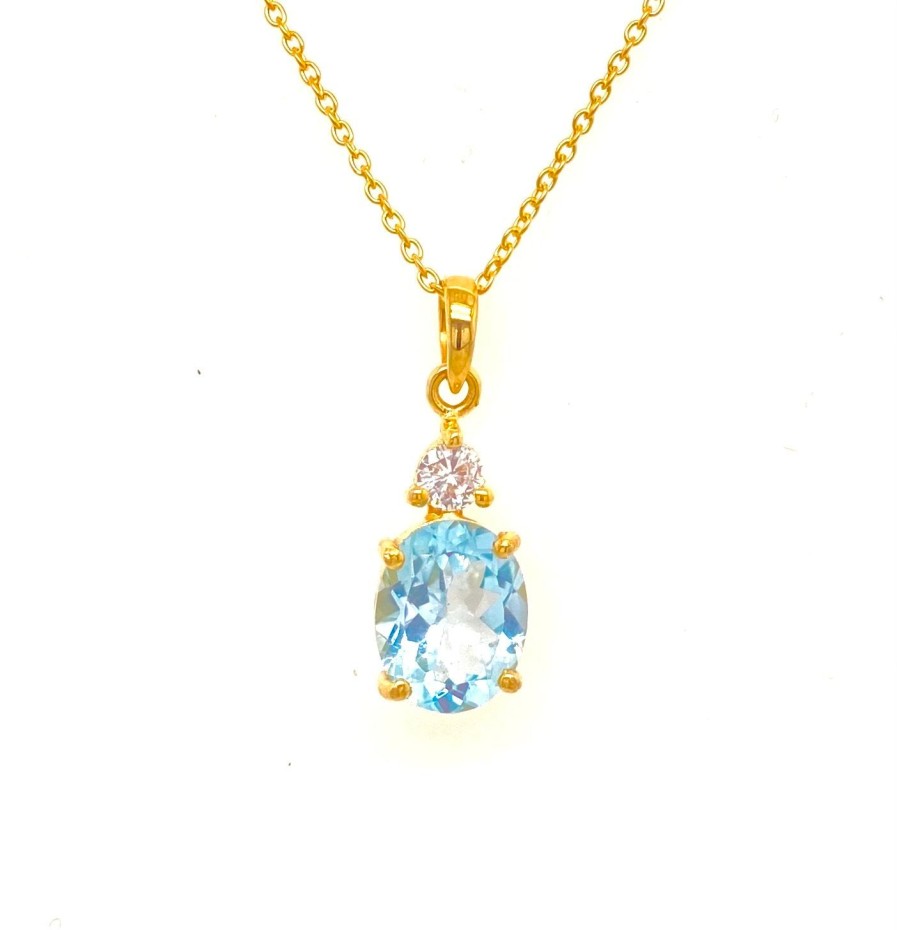 Gem Bazaar Maid In Heaven Pendant And Chain | Neck Wear