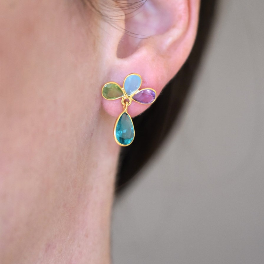 Gem Bazaar Peacock Tails | Ear Rings