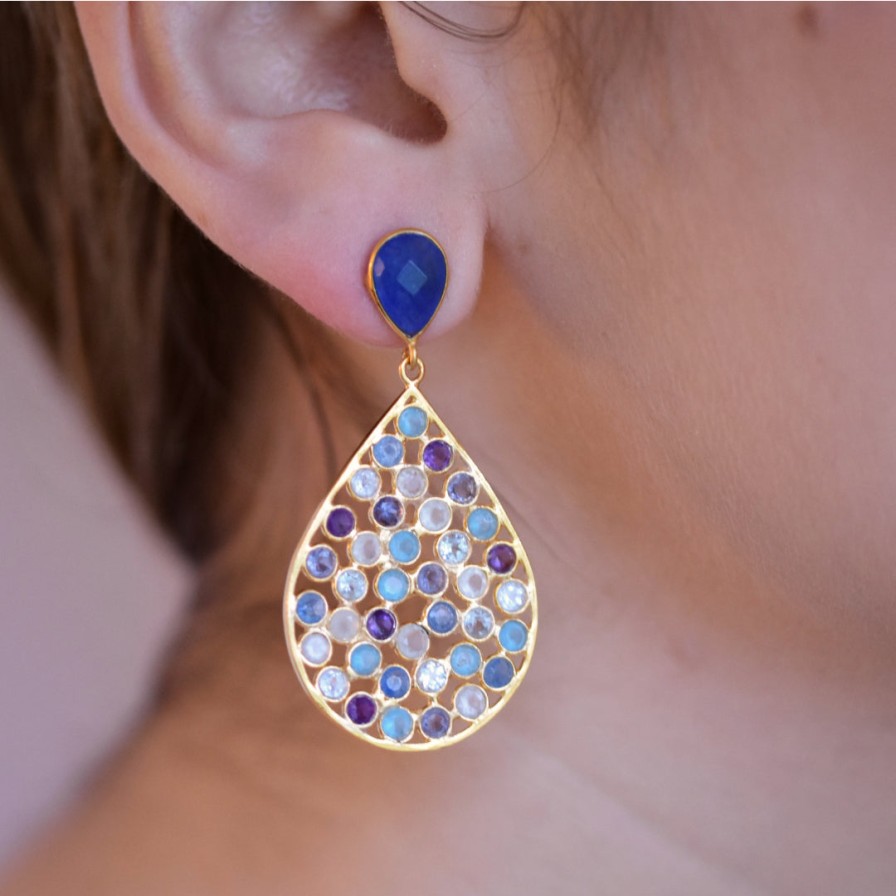 Gem Bazaar The Peacock Earrings | Ear Rings