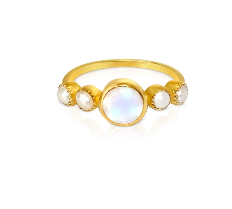 Gem Bazaar Hello Pretty In Moonstone | Rings