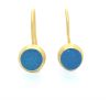 Gem Bazaar Balls Of Fire Blue Druzy Earrings | Ear Rings