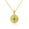 Gem Bazaar Turquoise - December'S Birthstone Mythology Pendant | Neck Wear