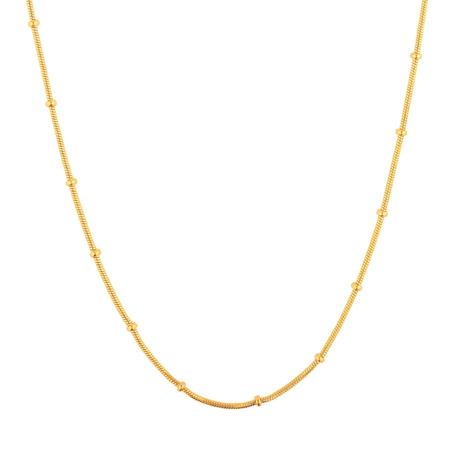 Gem Bazaar Dotty Gold Chain | Neck Wear