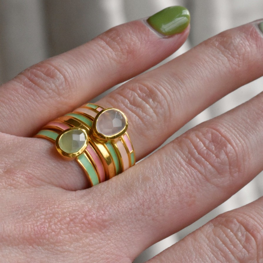 Gem Bazaar Tutti Frutti Mint | Rings