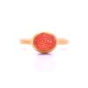 Gem Bazaar Balls Of Fire Stacking Ring In Orange Druzy | Rings