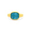 Gem Bazaar Paradise Ring In Teal | Rings